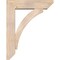 Ekena Millwork Thorton Slat Smooth Bracket w/ Offset Brace, Douglas Fir, 7 1/2"W x 30"D x 38"H BKT0806X30X38THR06SDF - alternate 4